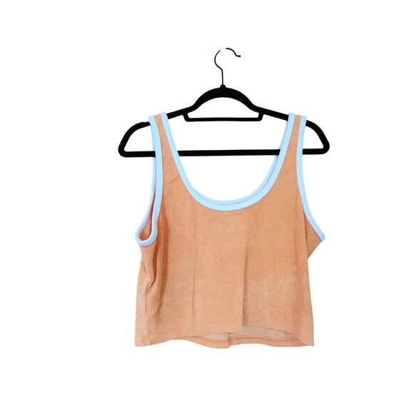 Hollister Womens Sleeveless Terry Cloth Crop Tank Top size XL - Picture 2 of 3